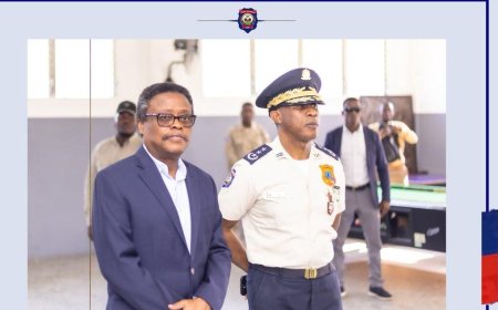 Réunion entre Fritz Alphonse Jean et le DG de la PNH autour de la lutte contre l'insécurité