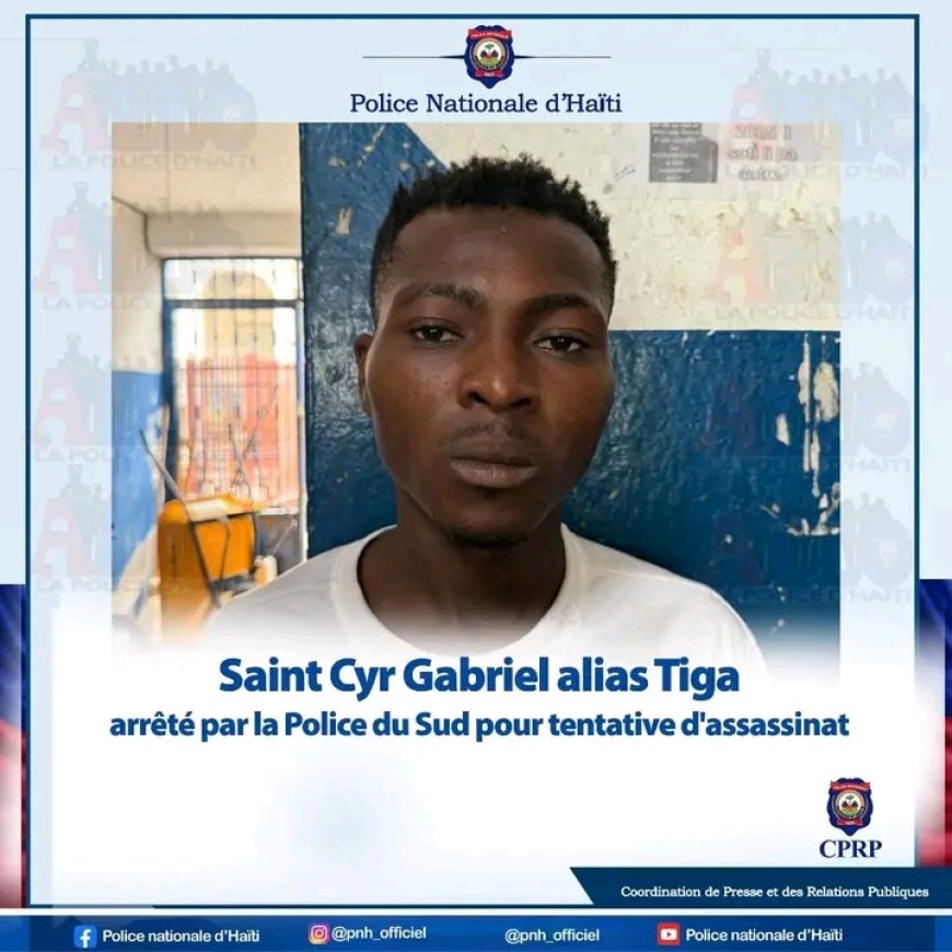 Port-Salut : un individu arrêté par la Police pour tentative d'assassinat