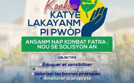 Cap-Haïtien : « Katye Lakayanm Pi Pwòp », le concours lancé par les autorités municipales