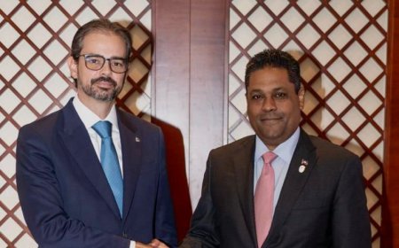 Caricom : Laurent Saint-Cyr rencontre le Secrétaire Général d'INTERPOL