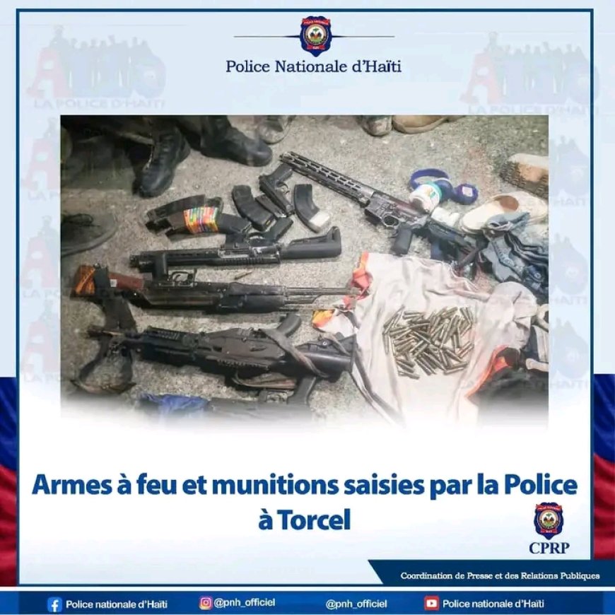 Tabarre : plusieurs bandits tués, des armes et des munitions saisies lors d'une intervention policière