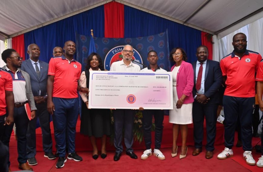 Haïti : la Primature et le MJSAC mobilisent 100 millions de gourdes pour les U-17 et la relance du football national